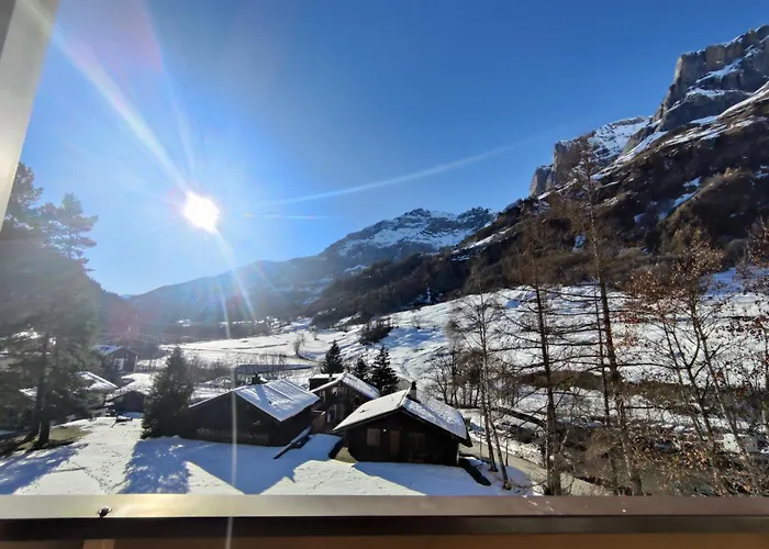 Big Studio, Just Renovated, Great Views, With Free Parking Leukerbad