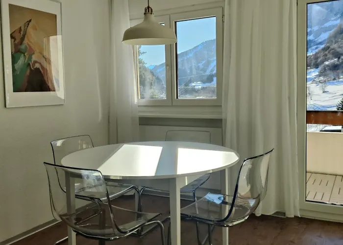 Big Studio, Just Renovated, Great Views, With Free Parking Appartement Loèche-les-Bains